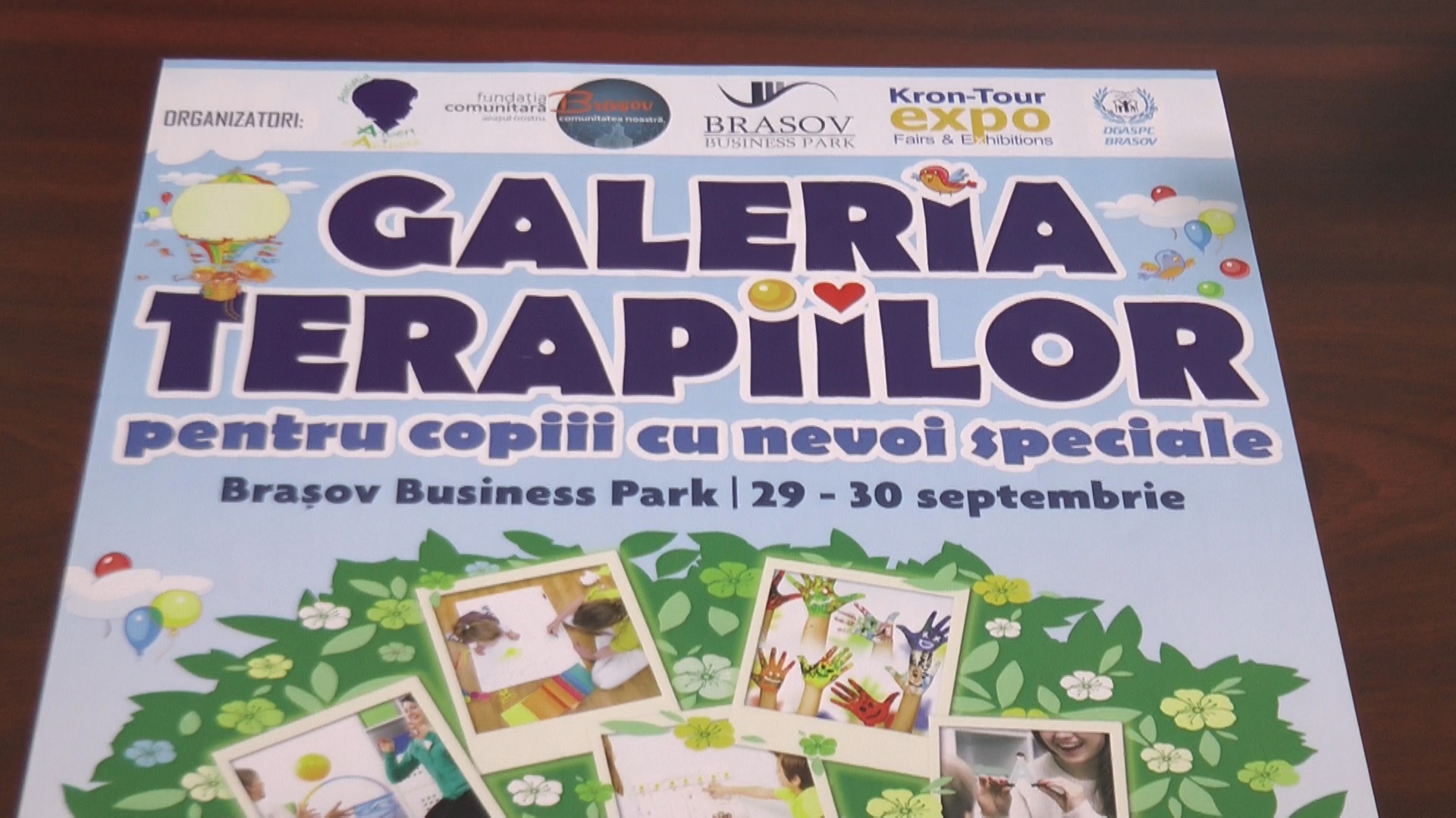 Premieră absolută în România: Galeria Terapiilor pentru Copiii cu Nevoi Speciale organizată la Brașov