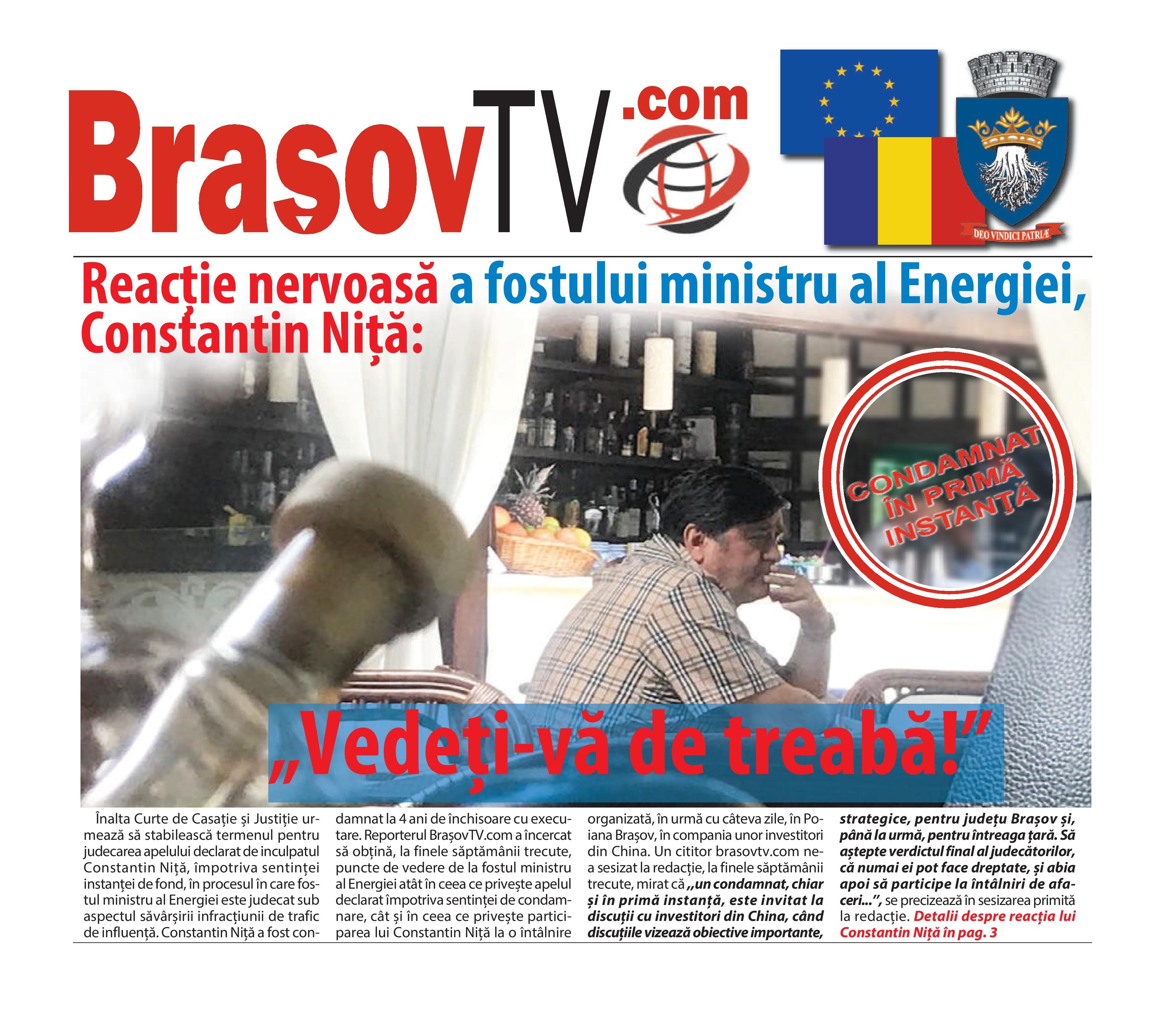 Săptămânalul BrașovTV - nr 46 - 17 - 23 iulie 2017